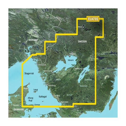 Garmin Sweden, Stromstad to Halmstad Charts BlueChart g3 Vision | VEU470S | Download