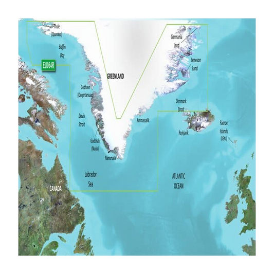 Garmin Greenland Charts BlueChart g3 | HXEU064R | Download