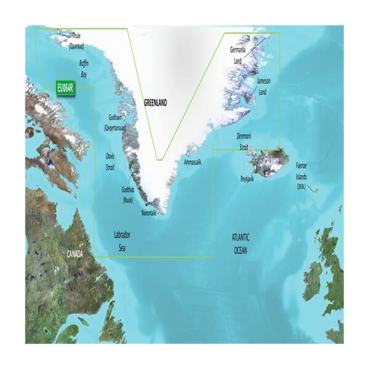 Garmin Greenland Charts BlueChart g3 Vision | VEU064R | microSD/SD