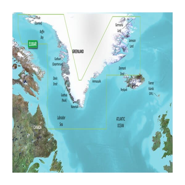 Garmin Greenland Charts BlueChart g3 | HXEU064R | microSD/SD