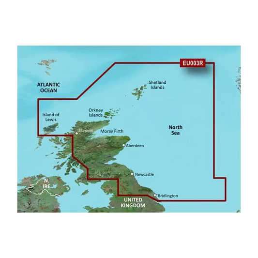 Garmin Great Britain, Northeast Charts BlueChart g3 Vision | VEU003R | microSD/SD