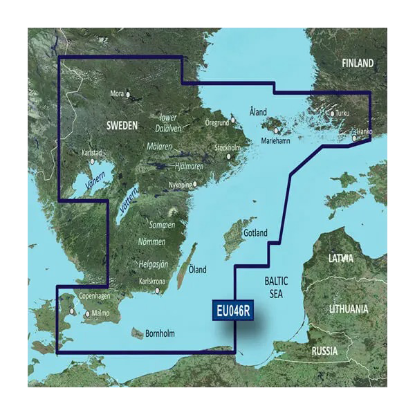 Garmin  Sweden, Southeast Coastal and Inland Charts BlueChart g3 Vision | VEU046R | microSD/SD