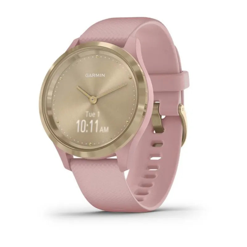 Garmin Vívomove 3S, Light Gold w/ Dust Rose (Garmin Certified Refurbished)