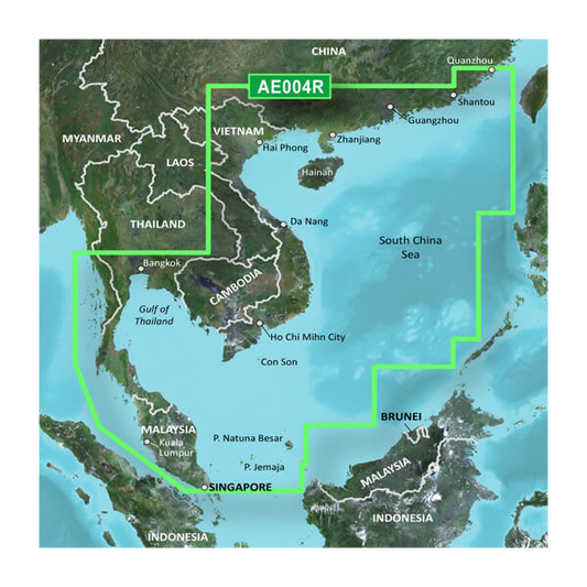 Garmin South China Sea Coastal Charts BlueChart g3 Vision | VAE004R | Download