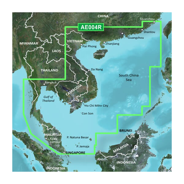 Garmin South China Sea Coastal Charts BlueChart g3 | HXAE004R | microSD/SD