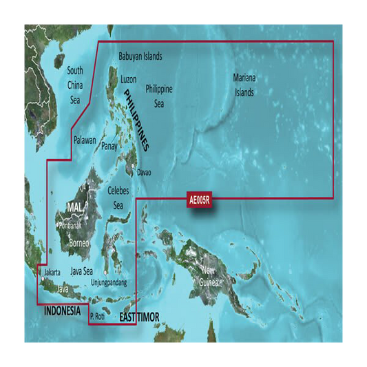 Garmin Philippines, Java and Mariana Islands Charts BlueChart g3 | HXAE005R | Download