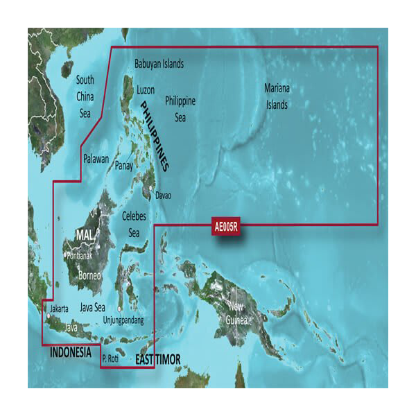 Garmin Philippines, Java and Mariana Islands Charts BlueChart g3 | HXAE005R | microSD/SD