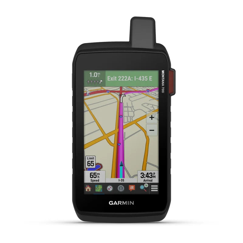 Navegador GPS resistente con pantalla táctil Garmin Montana 700i y tecnología inReach (reacondicionado certificado por Garmin) 