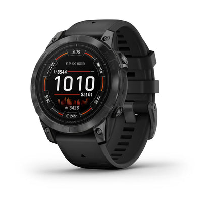 Garmin Epix Pro (Gen 2), 47 mm Édition Standard Gris Ardoise avec Bracelet Noir (010-02803-00)