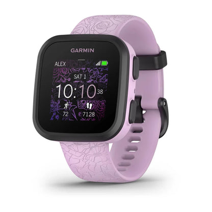 Reloj Garmin Bounce con diseño floral en color lila (010-02448-01)