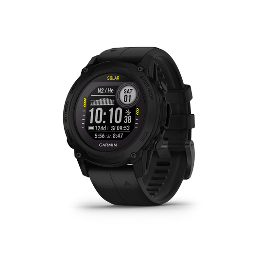 Garmin Descent G1 Solar, negro, reloj inteligente marino para buceadores (010-02604-02)