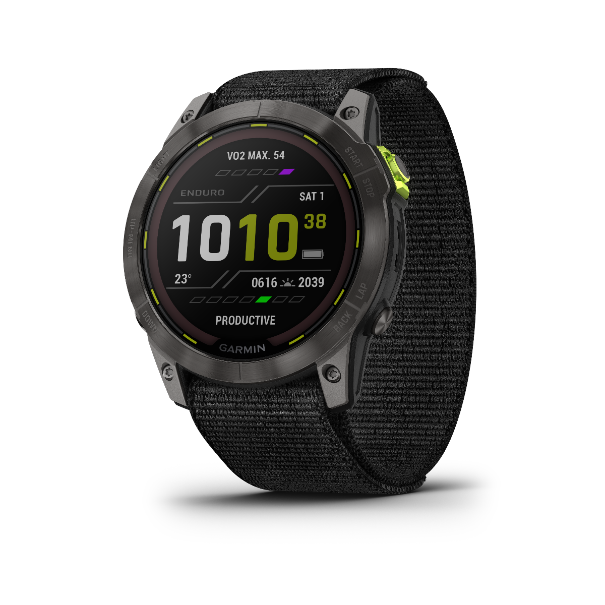 Garmin Enduro 2, reloj inteligente con GPS de alto rendimiento, funciones de navegación, actividad y salud (010-02754-00)