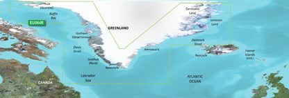 Garmin Greenland Charts BlueChart g3 Vision | VEU064R | microSD/SD