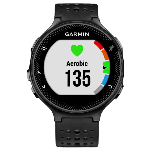 Garmin Forerunner 235, Black & Gray, Premium Fitness GPS Smartwatch for Runners (010-03717-54)