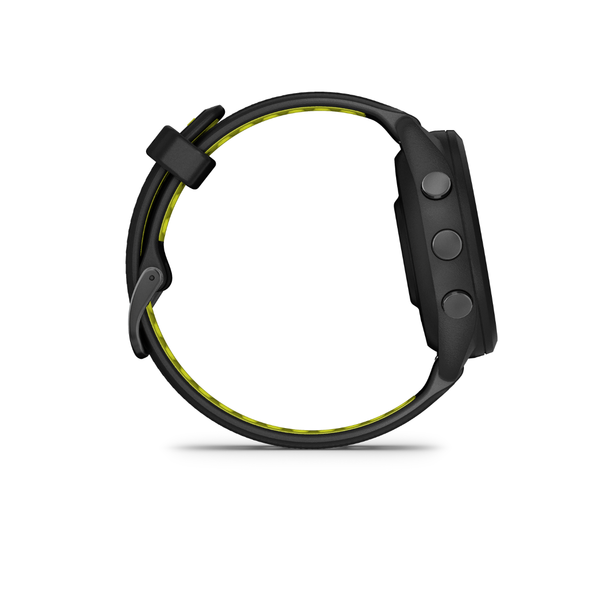 Garmin Forerunner 265S - Black Bezel and Case with Black/Amp Yellow Silicone Band