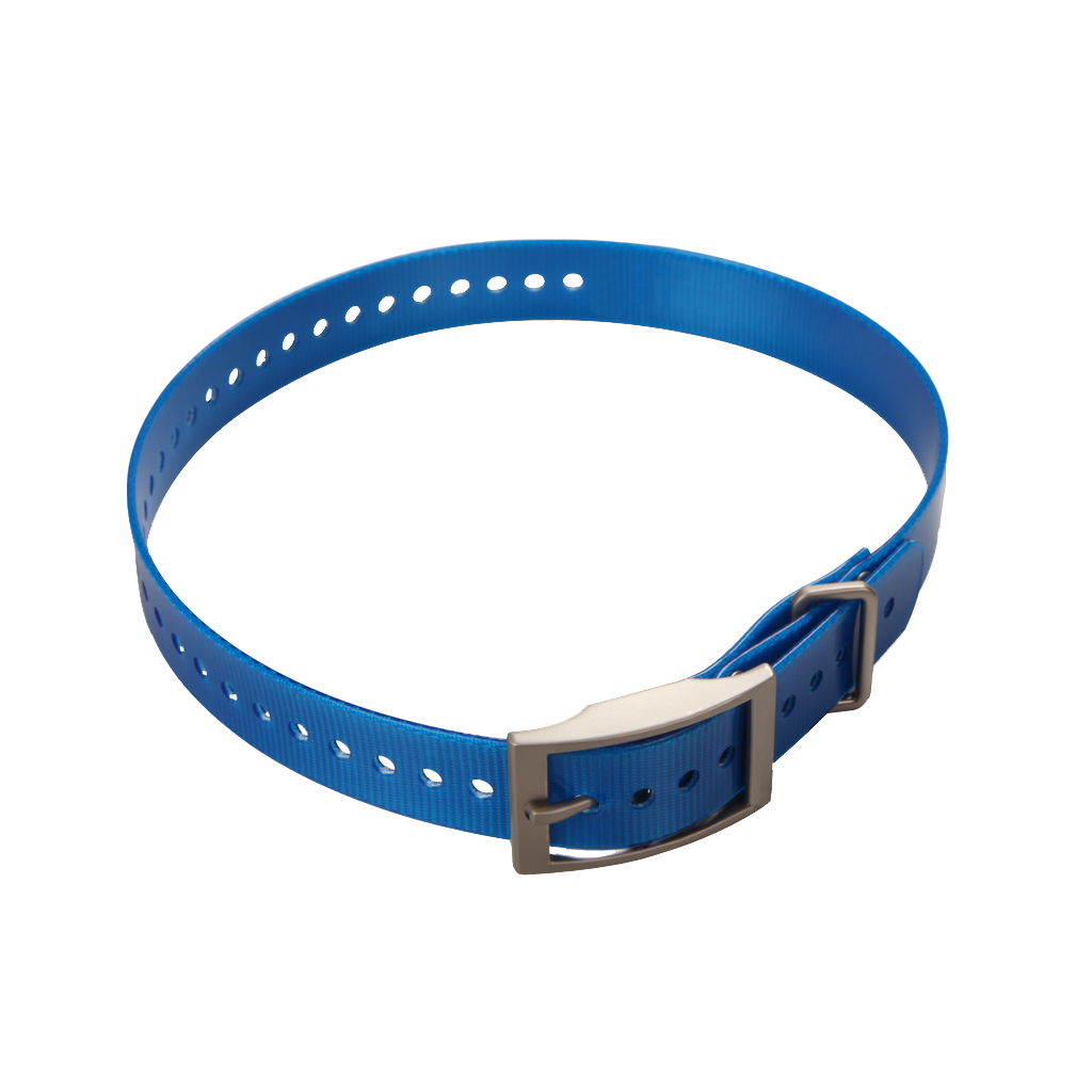 Correa para collar Garmin de 1 pulgada, color azul y hebilla cuadrada (010-11892-04)