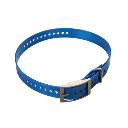 Correa para collar Garmin de 1 pulgada, color azul y hebilla cuadrada (010-11892-04)