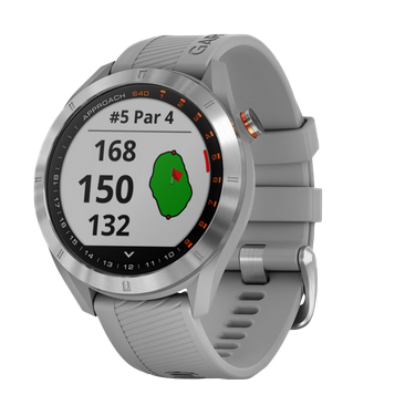 Garmin Approach S40 Stainless w/ Gray Band