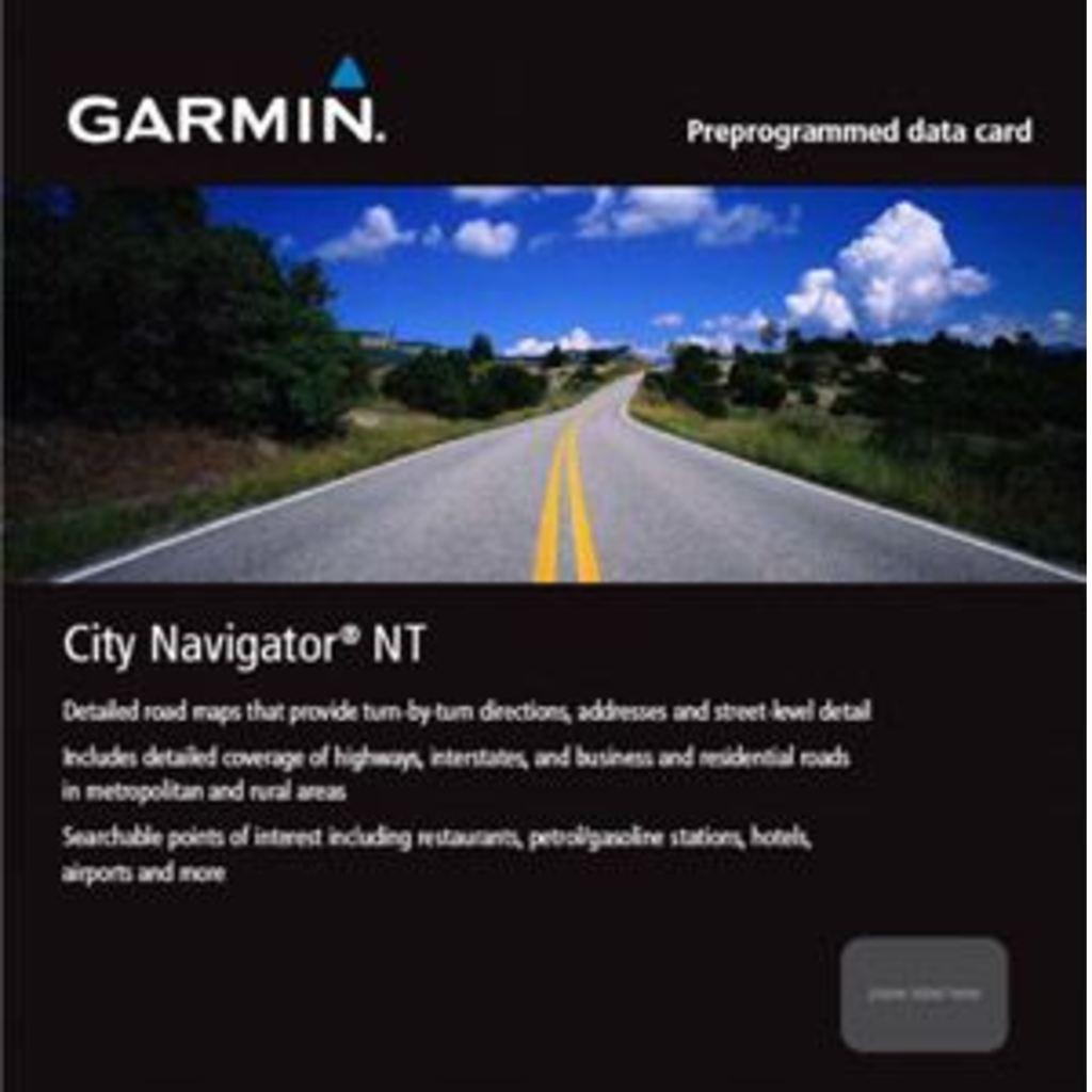 Garmin City Navigator Europe NT: UK & Ireland microSD Card