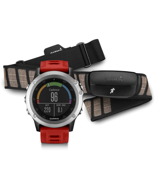 Garmin Fenix 3, Silver Performer Bundle