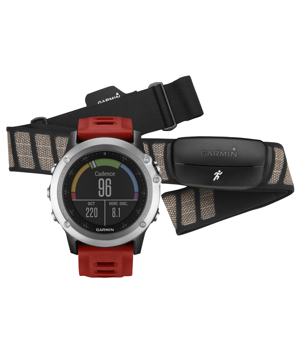 Garmin Fenix 3, Silver Performer Bundle (010-01338-15)