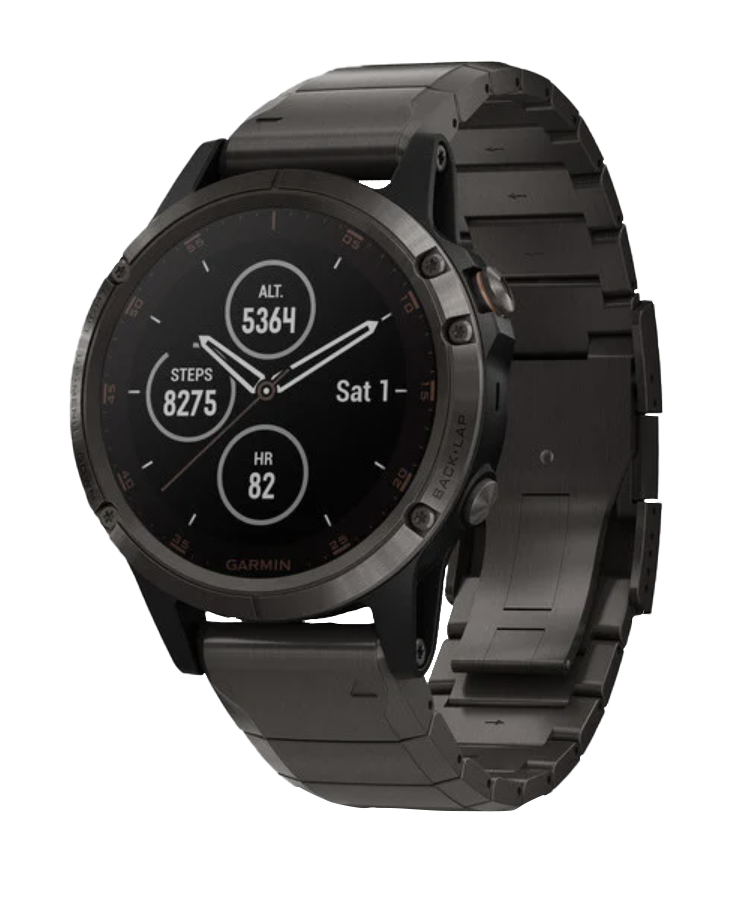 Garmin Fenix 5 Plus Sapphire Carbon Gray DLC Titanium (010-01988-02)