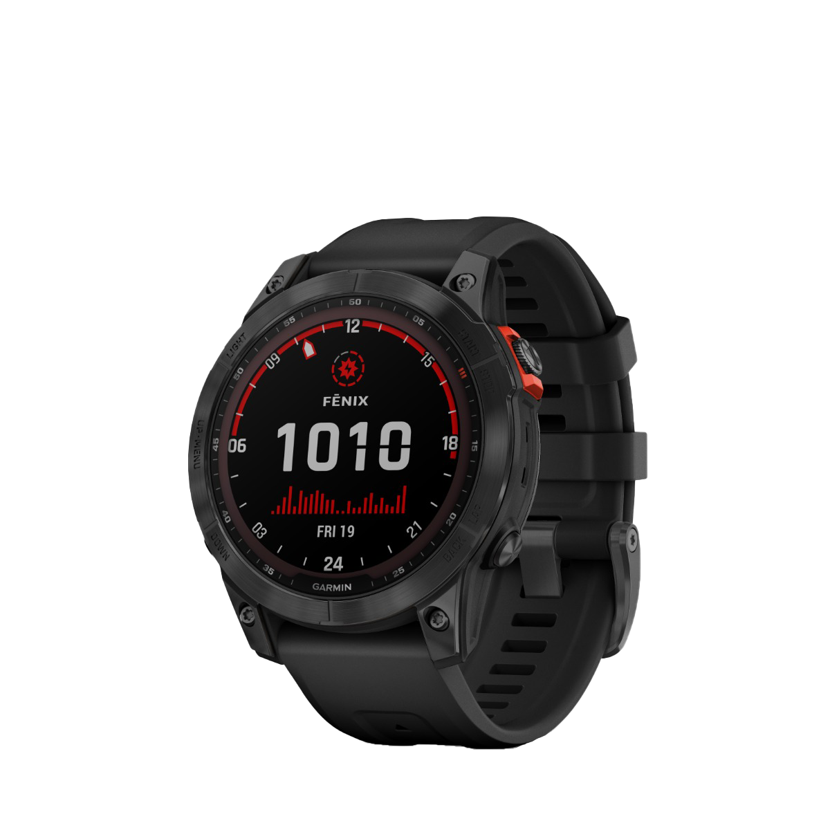 Garmin fenix 7S Solar - Gris ardoise avec bracelet noir (010-02539-12)