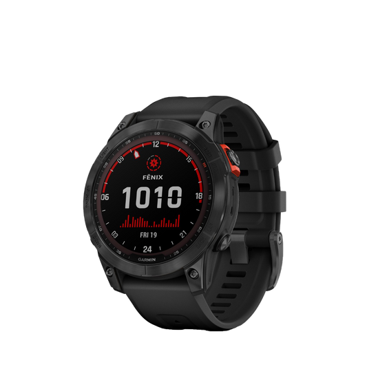 Garmin fenix 7S Solar - Gris ardoise avec bracelet noir (010-02539-12)