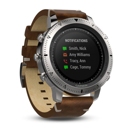 Garmin Fenix Chronos w/ Leather Band