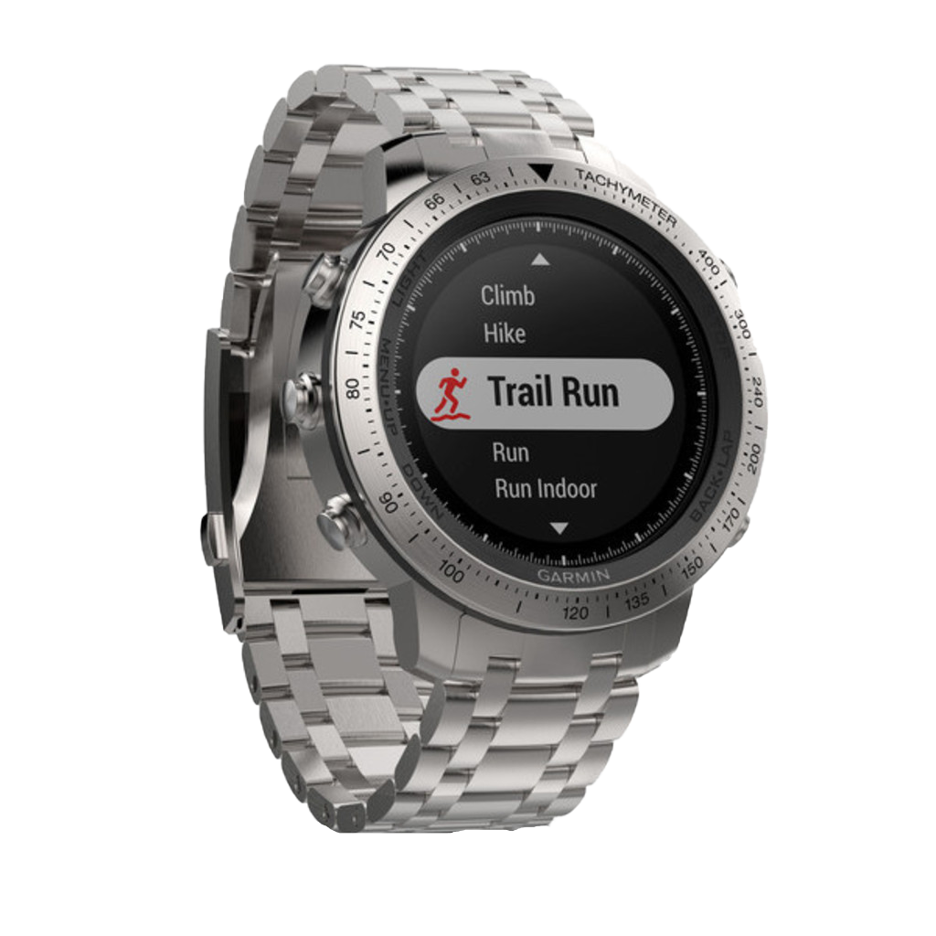 Garmin Fenix ​​Chronos avec bracelet en acier inoxydable (010-01957-02)