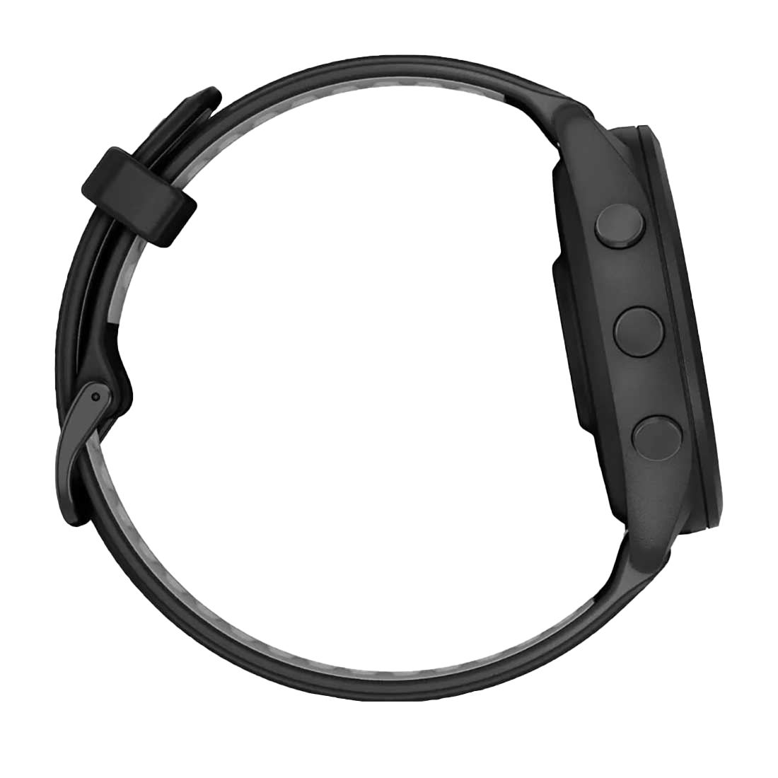 Garmin Forerunner 265 - Black Bezel and Case with Black/Powder Gray Silicone Band