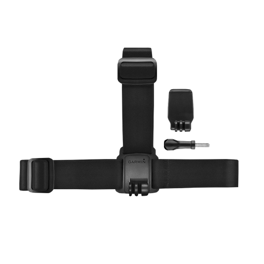 Soporte para correa para la cabeza Garmin con clip de sujeción (para la serie VIRB)