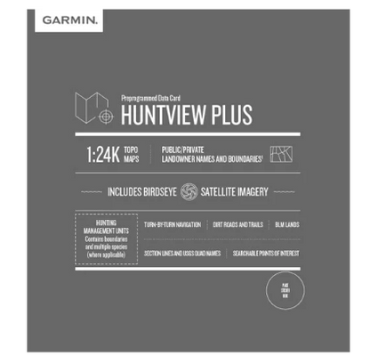 Garmin Huntview Plus Map New Hampshire + Vermont MicroSD Card