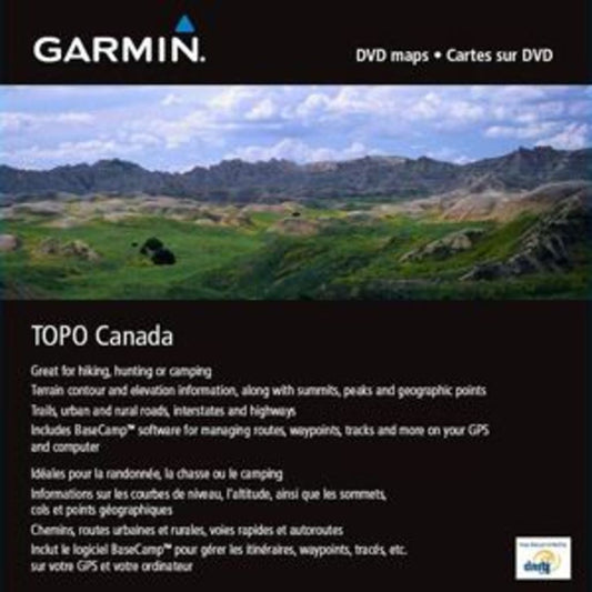 Garmin TOPO Canada - All of Canada Region, microSD Card