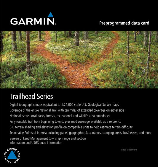 GarminTrailhead Series - Appalachian Trail , microSD Card