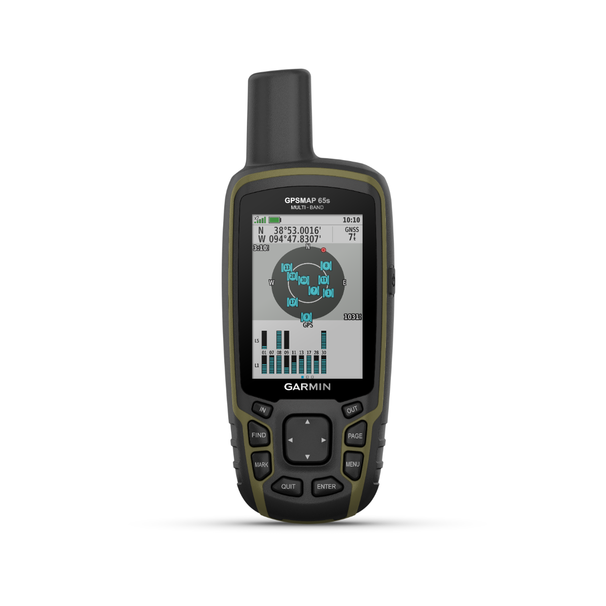 GPSMAP 65s, Multi-Band/Multi-GNSS Handheld with Sensors