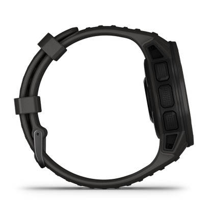 Reloj inteligente resistente con GPS Garmin Instinct Solar, Graphite (reacondicionado certificado por Garmin)