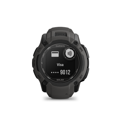 Montre connectée GPS robuste Garmin Instinct 2X Solar, graphite, avec GNSS multibande, lampe de poche intégrée, surveillance de la santé 24h/24 et 7j/7 et autonomie illimitée de la batterie solaire (010-02805-10)