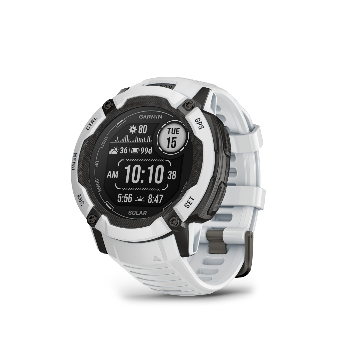 Garmin  Instinct 2X Solar Whitestone