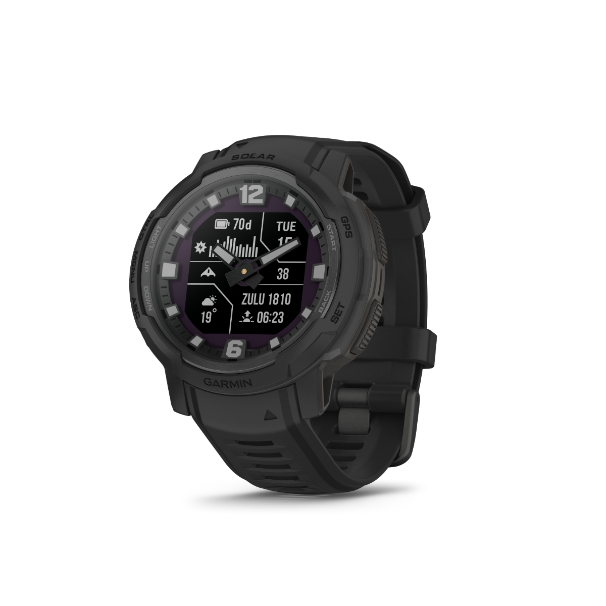 Garmin Instinct Crossover Solar - Tactical Edition Black