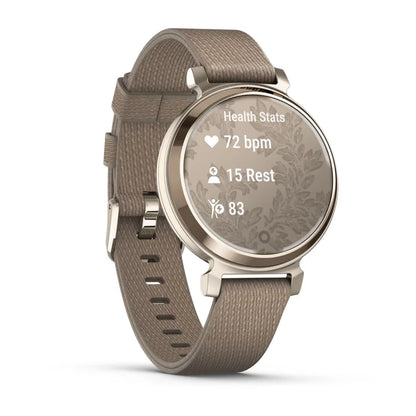 Garmin Lily 2 Classic Crème Or avec Bracelet en Nylon Café (010-02839-14)