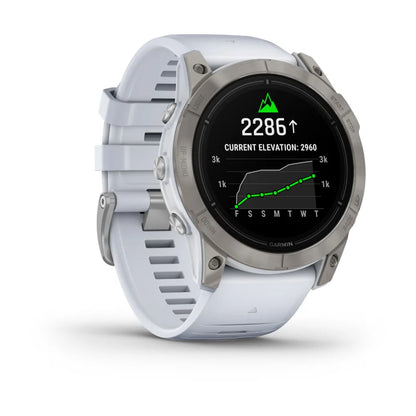 Garmin Epix Pro (Gen 2), 51 mm Sapphire Edition Titanium with Whitestone Band (010-02804-10)