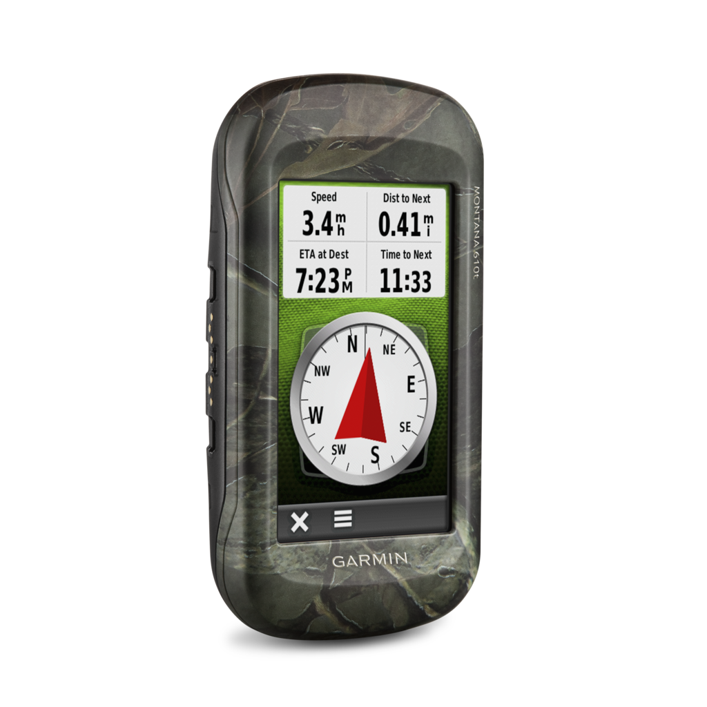 Garmin Montana 610t Camo, GPS portátil para exteriores y senderos con pantalla táctil y mapas TOPO (reacondicionado certificado por Garmin)