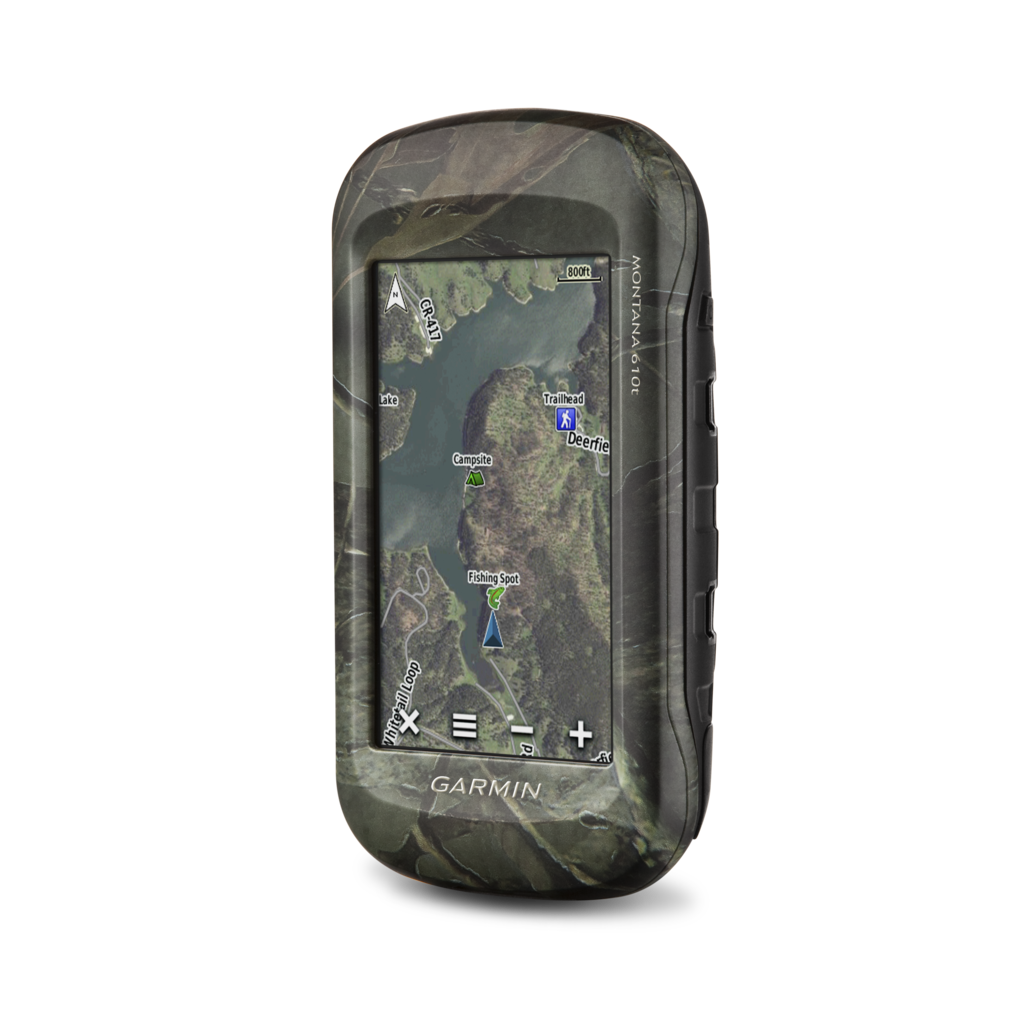 Garmin Montana 610t Camo, GPS portátil para exteriores y senderos con pantalla táctil y mapas TOPO (reacondicionado certificado por Garmin)