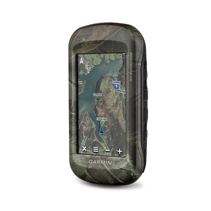 Garmin Montana 610t Camo, GPS portátil para exteriores y senderos con pantalla táctil y mapas TOPO (reacondicionado certificado por Garmin)