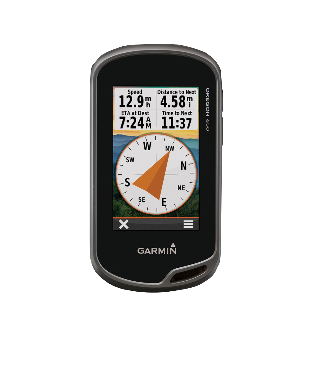 Garmin Oregon 650, GPS portátil para exteriores y senderos con pantalla táctil y mapas (reacondicionado certificado por Garmin)