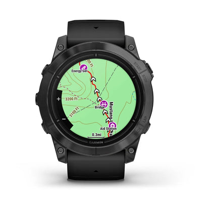 Garmin Epix Pro (Gen 2), edición estándar de 51 mm, gris pizarra con correa negra (010-02804-20)