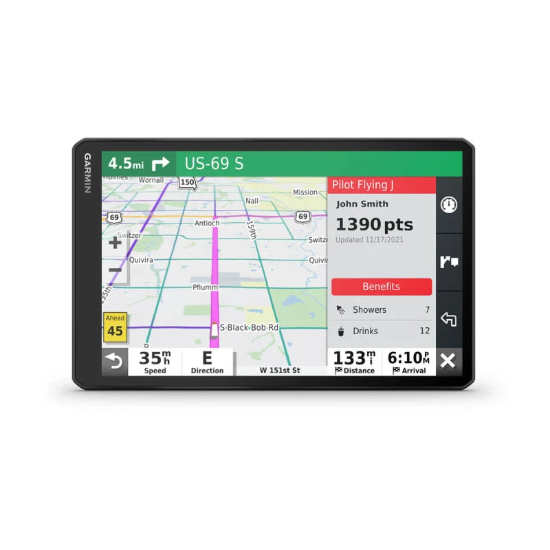 Navegador GPS para camiones Garmin Dezl OTR1000 de 10" (reacondicionado certificado por Garmin)