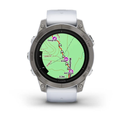 Garmin Epix Pro (Gen 2), 47 mm Sapphire Edition Titanium with Whitestone Band (010-02803-20)