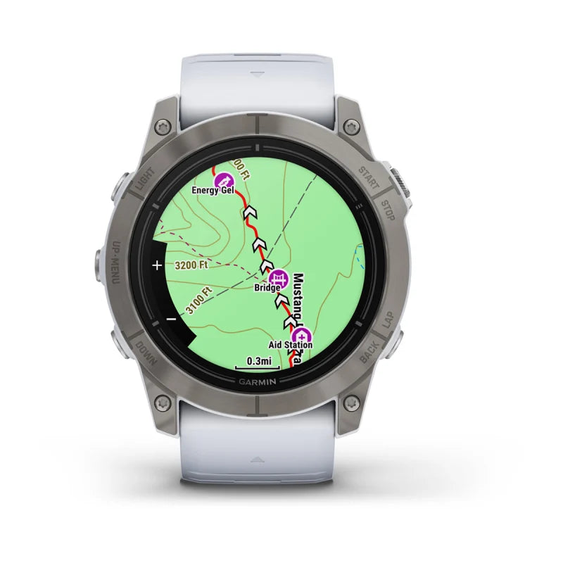 Garmin Epix Pro (Gen 2), 51 mm Sapphire Edition Titanium with Whitestone Band (010-02804-10)